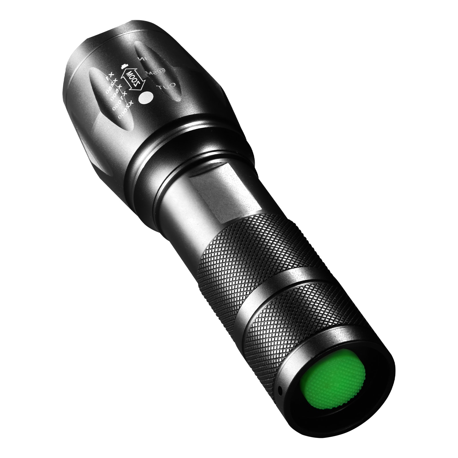 2 Pack Flashlights 2000 High Lumens 5 Modes Adjustable Focus Flashlight_voghion.com
